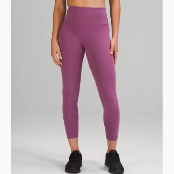 lululemon athletica Pants - Lululemon Wunder Train High-Rise Tight 25” Vintage Plum Size 8 NWT